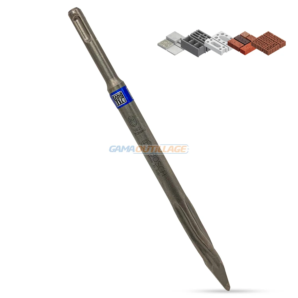 2-609-390-576-GAMAOUTILLAGE-CNC BURIN POINTU LONG LIFE 250 MM SDS PLUS BOSCH – Image 1