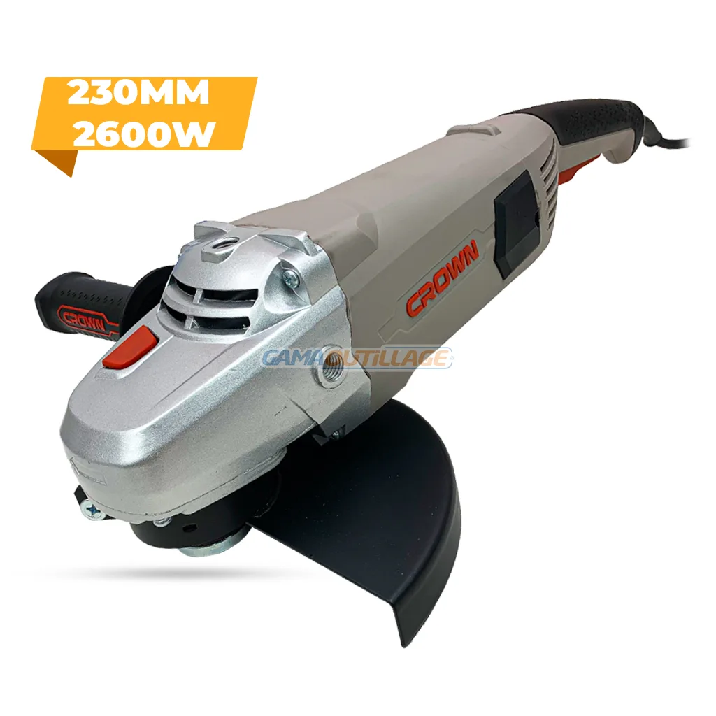 CT13489-GAMAOUTILLAGE-CNC MEULEUSE 230MM 2600W CROWN – Image 1