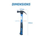 MARTEAU A GRIFFE MANCHE PLASTIQUE TA – Image 4