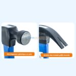 MARTEAU A GRIFFE MANCHE PLASTIQUE TA – Image 3
