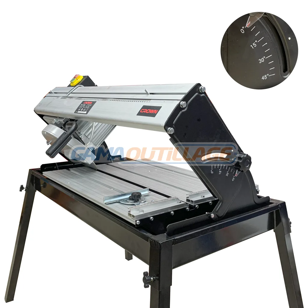 COUPE CERAMIQUE ELECTRIQUE 250MM 1100W CROWN – Image 8
