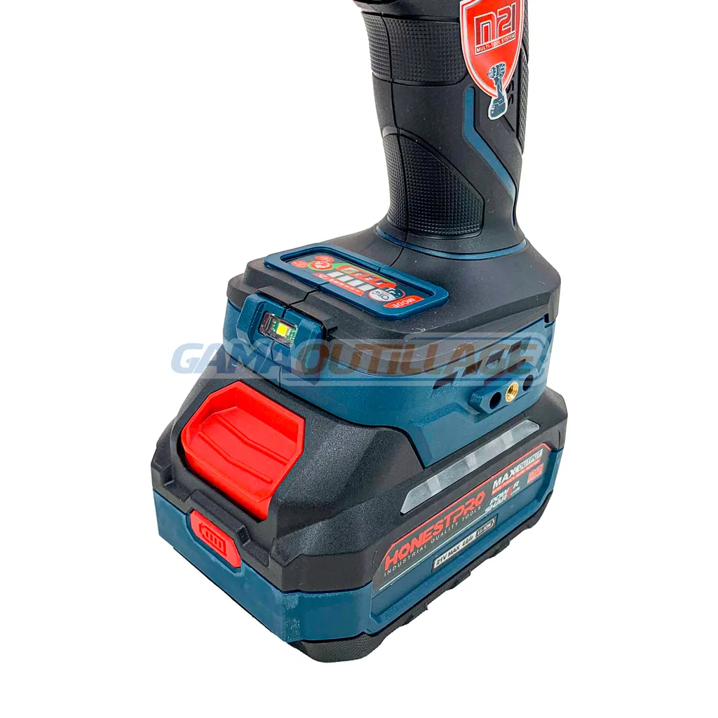 BOULONNEUSE S/FIL BR 21V 1*4.0AH 1100NM HONESTPRO – Image 7