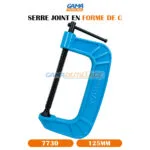 SERRE JOINT EN FORME DE C 125MM TA – Image 6