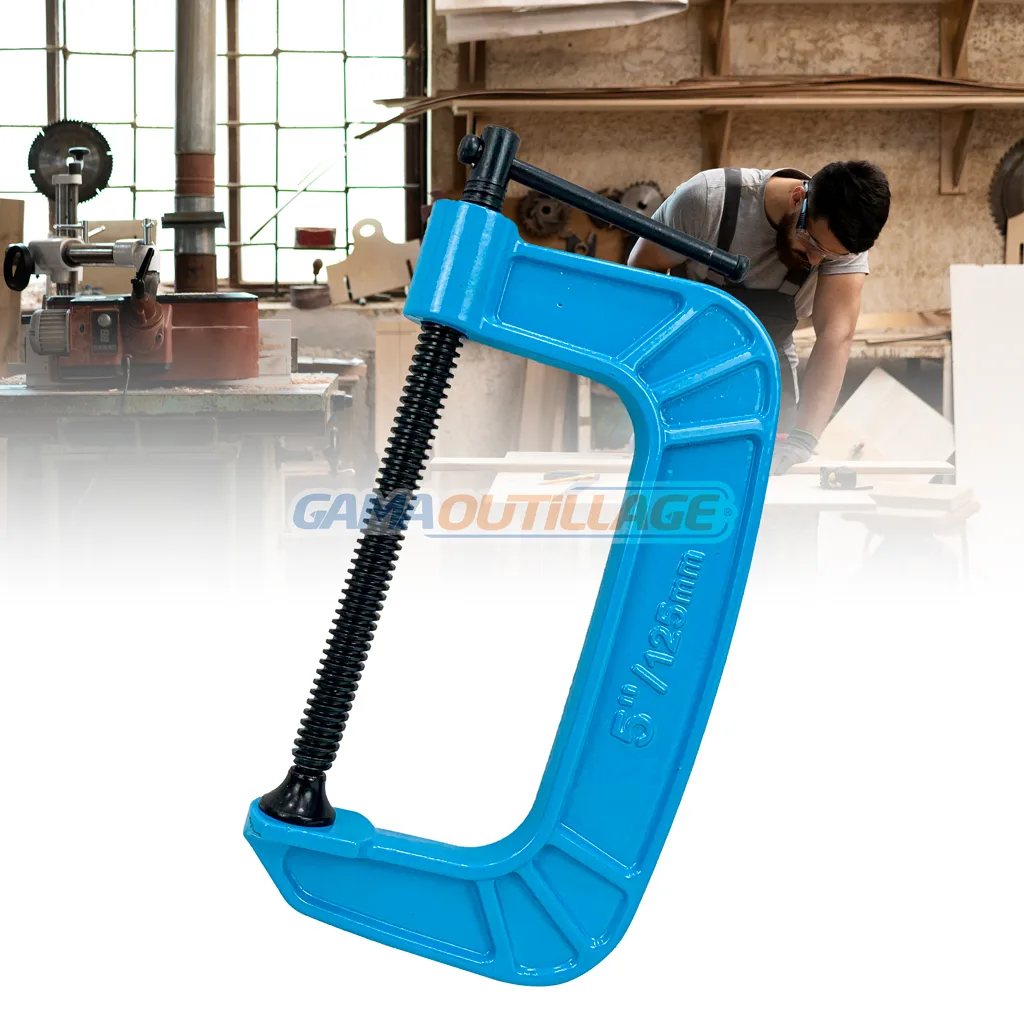 SERRE JOINT EN FORME DE C 125MM TA – Image 4