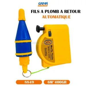 FILS A PLOMB A RETOUR AUTOMATIQUE 6M*400GR TA