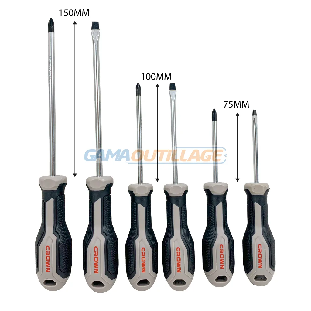 JEUX DE TOURNEVIS 6PCS CROWN – Image 2