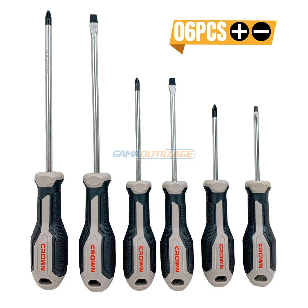 CPHDS-AX06-GAMAOUTILLAGE-CNC JEUX DE TOURNEVIS 6PCS CROWN – Image 1