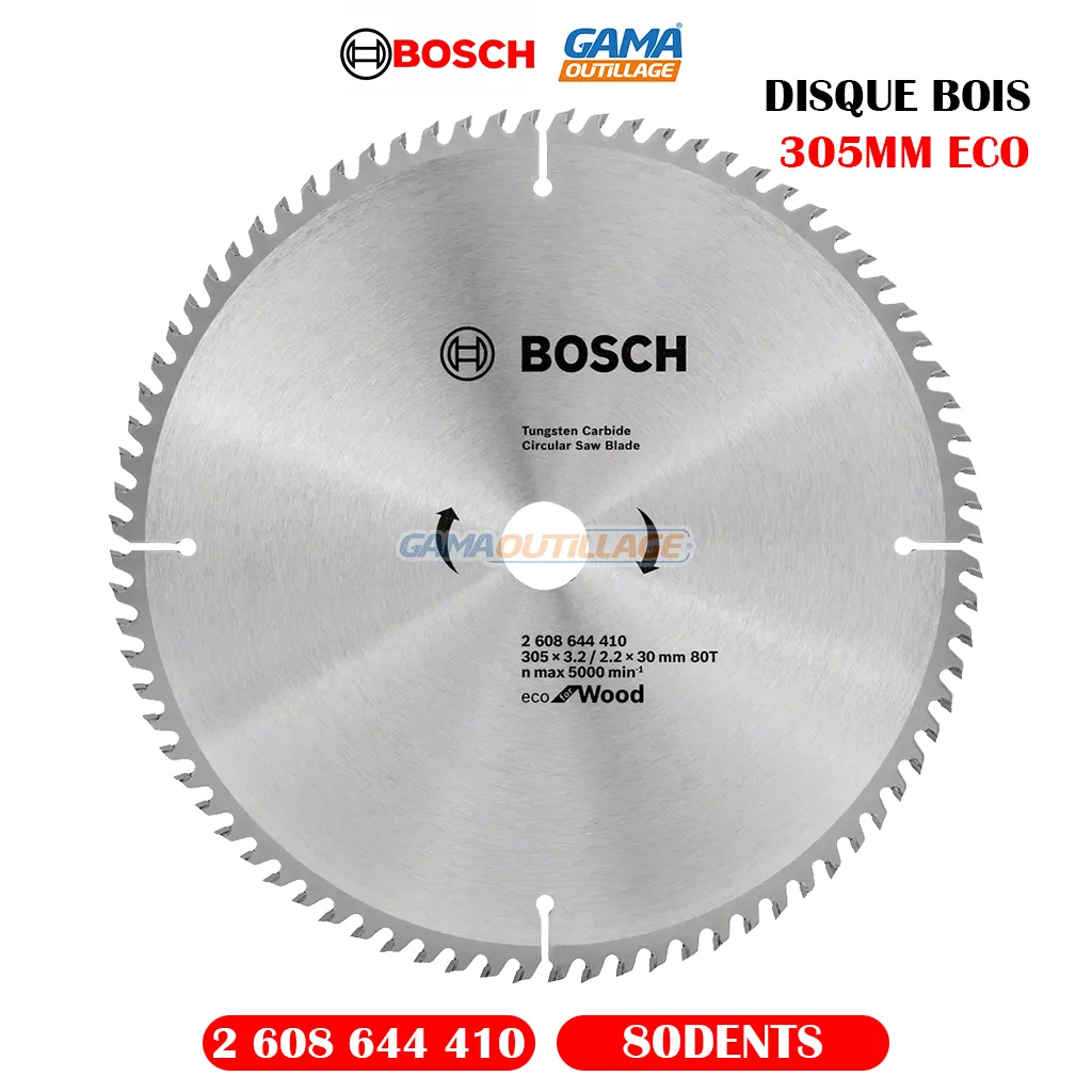 DISQUE BOIS ECO 305MM 80 DENTS BOSCH – Image 4