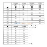 JEUX CLE TORX 09PCS MM CROWN – Image 3