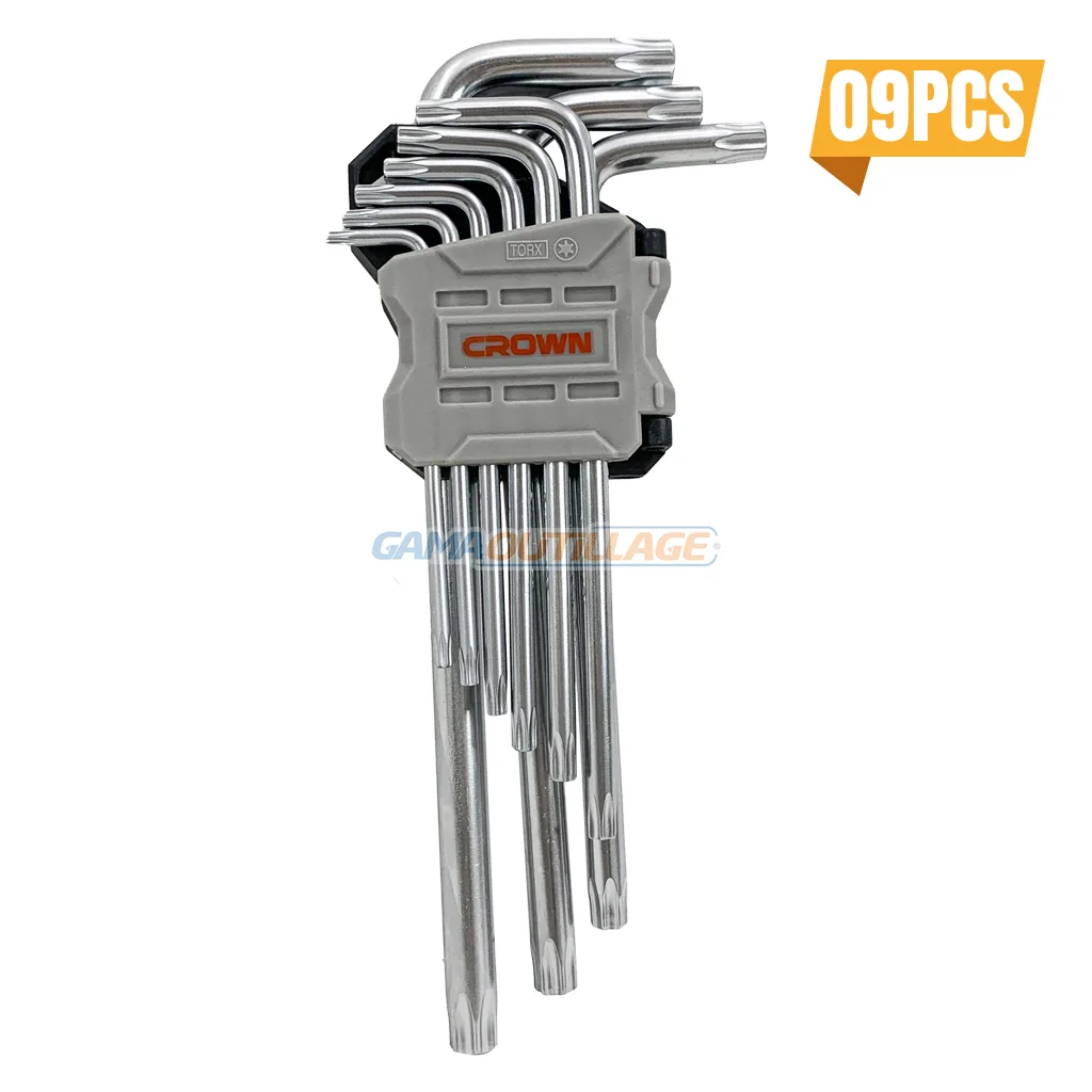 JEUX CLE TORX 09PCS MM CROWN – Image 1