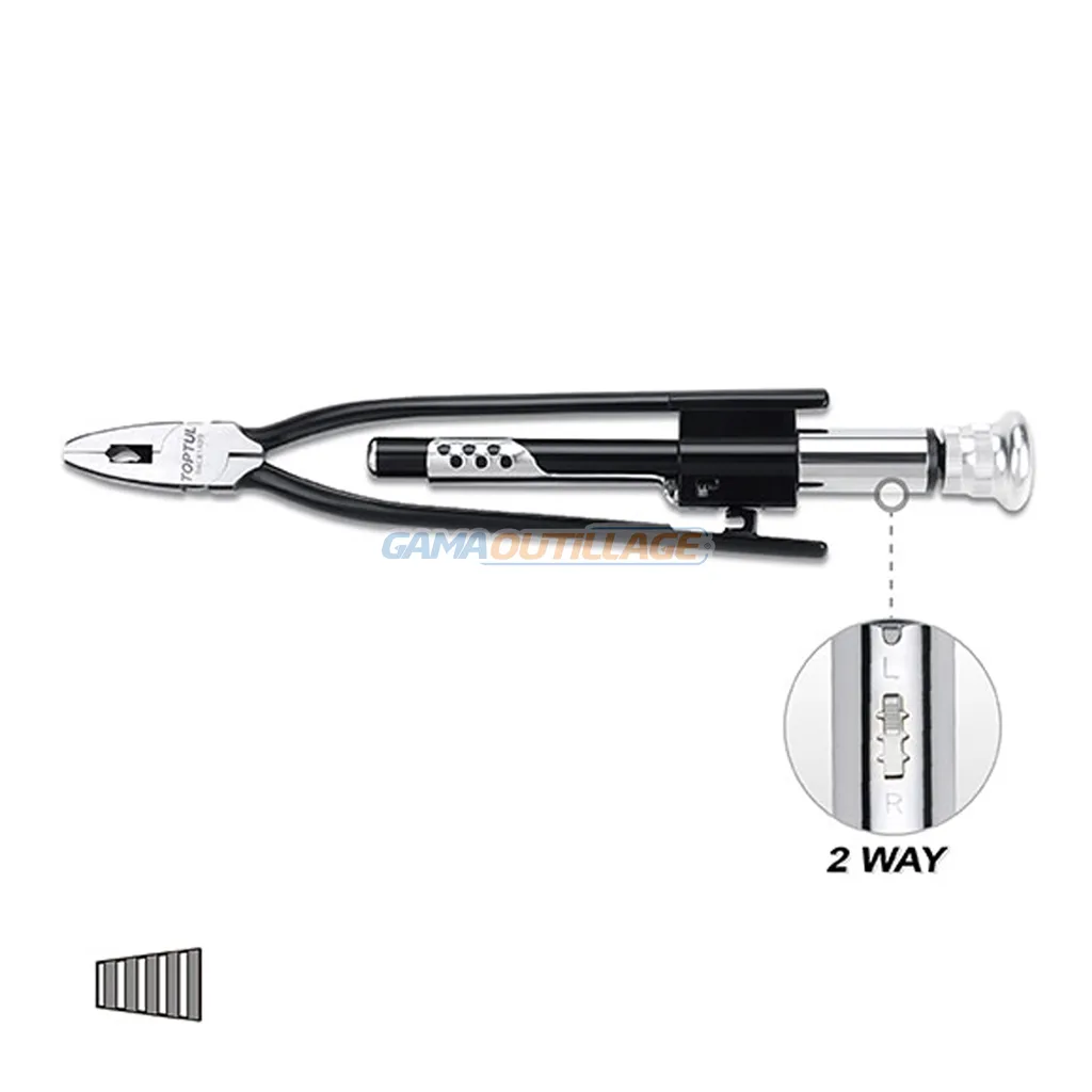 PINCE À TORSADER RÉVERSIBLE DE SÉCURITÉ POUR FILS 150MM TOPTUL – Image 5