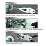 PINCE À TORSADER RÉVERSIBLE DE SÉCURITÉ POUR FILS 150MM TOPTUL – Image 6