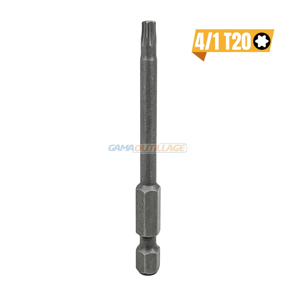 EMBOUT 1/4" TORX T20 70MM TOPTUL – Image 1