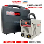 POSTE A SOUDER INVERTER 150A VALISE CROWN – Image 8
