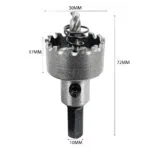 SCIE CLOCHE A METAUX A CARBUR 30MM TA – Image 2