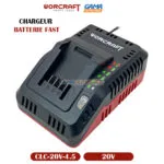 CHARGEUR BATTERIE 20V FAST WORCRAFT – Image 7