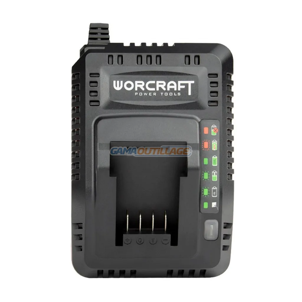 CHARGEUR BATTERIE 20V FAST WORCRAFT – Image 2