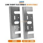LAME RABOT ELECTRIQUE 82*29*3MM REAFFUTABLE M4 TA – Image 4