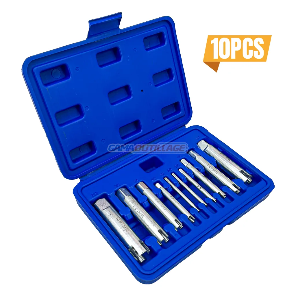 KIT EXTRACTEUR DE TARAUD 10PCS TA – Image 1