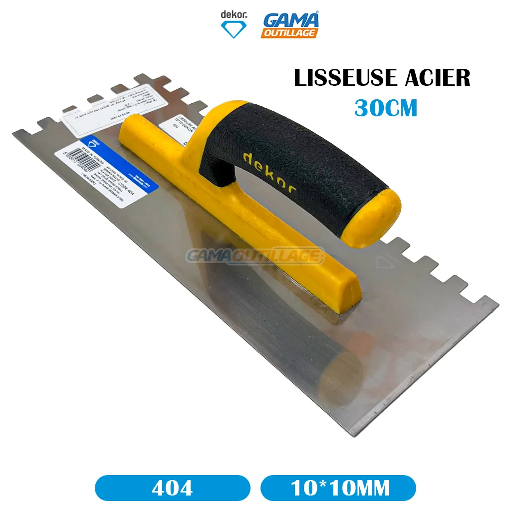 LISSEUSE ACIER 30CM 10*10 DEKOR – Image 4