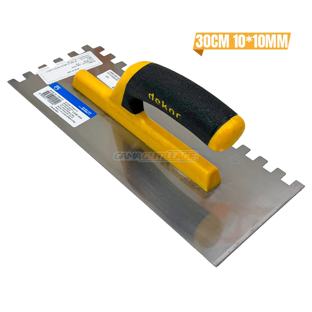 LISSEUSE ACIER 30CM 10*10 DEKOR – Image 1