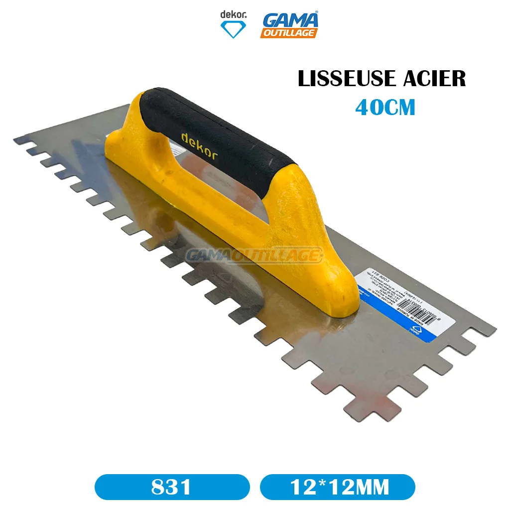 LISSEUSE ACIER 40CM 12*12 DEKOR – Image 4