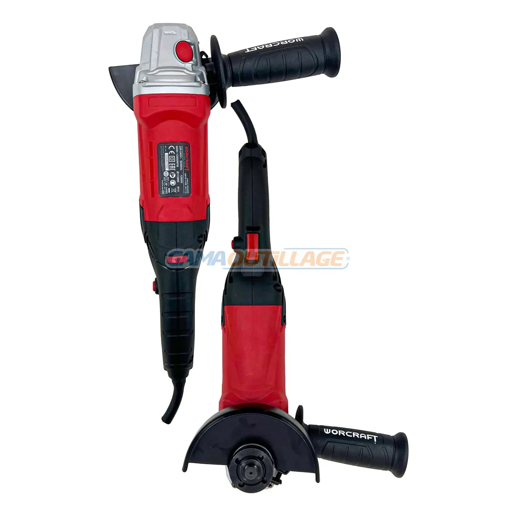 MEULEUSE 115MM 1200W VITESSE VARIABLE WORCRAFT – Image 2