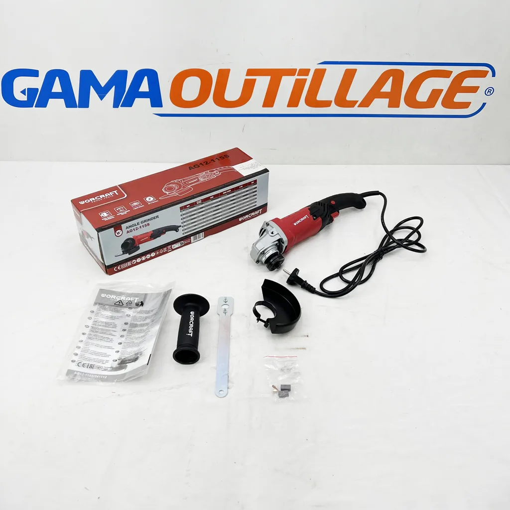 MEULEUSE 115MM 1200W VITESSE VARIABLE WORCRAFT – Image 5