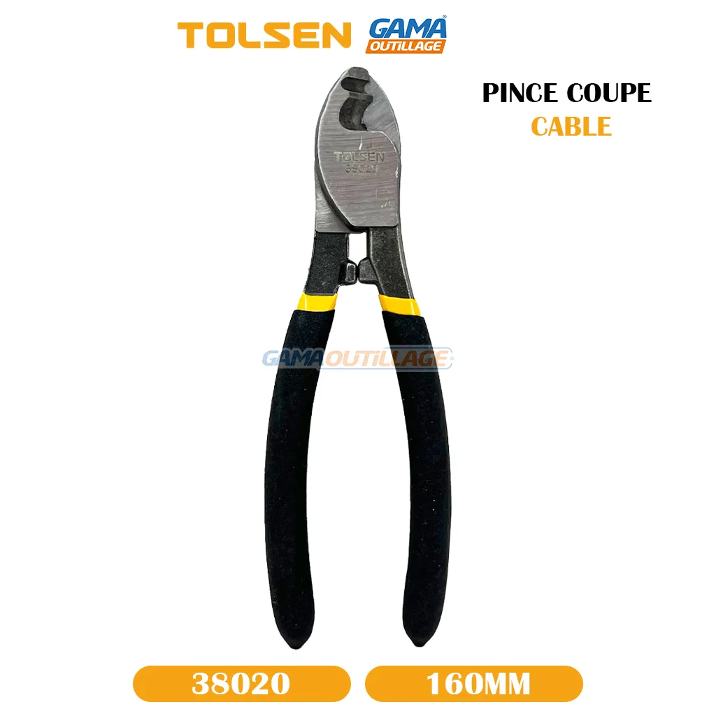 PINCE COUPE CABLE 160MM TOLSEN – Image 4