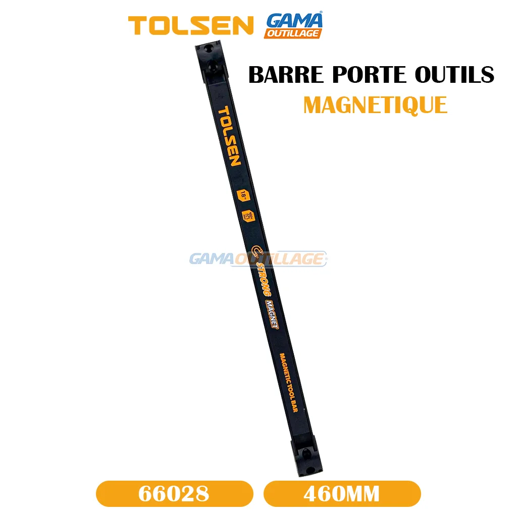 BARRE PORTE OUTILS MAGNETIQUE 460MM TOLSEN – Image 4