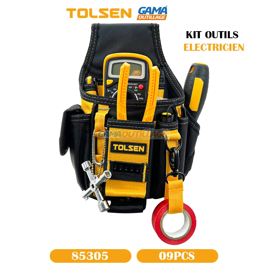 KIT OUTILS ELECTRICIEN TOLSEN – Image 9
