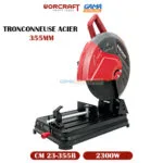 TRONCONNEUSE ACIER 355MM 2300W WORCRAFT – Image 11