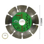 DISQUE DIAMANT Ø 115 VERT A SEC CROWN – Image 2