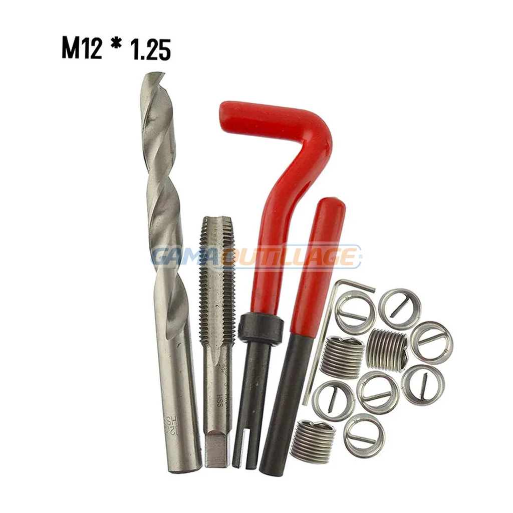 KIT REPARATION FILETAGE M12*1.175  15PCS DNM – Image 2