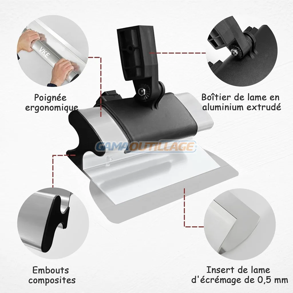 KIT GRATTOIR  ET LISSEUSE A ENDUIT DNM – Image 4