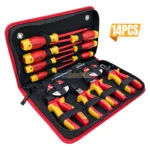 JEU  D'OUTILS ELECTRICIEN ISOLE 14PCS TOLSEN
