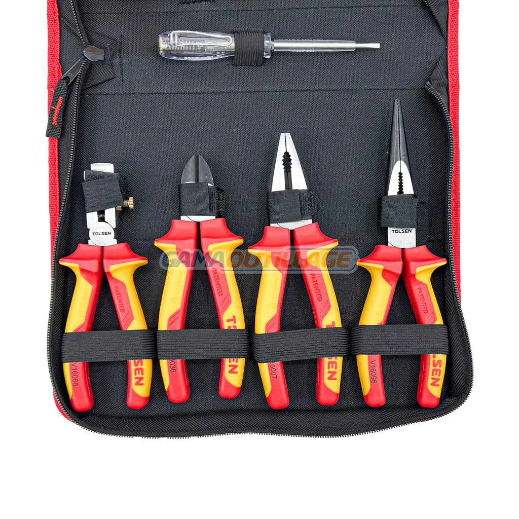 SELECTION DE 11 OUTILS ELECTRICIEN ISOLEE TOLSEN – Image 3