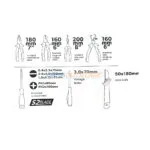 SELECTION DE 11 OUTILS ELECTRICIEN ISOLEE TOLSEN – Image 4