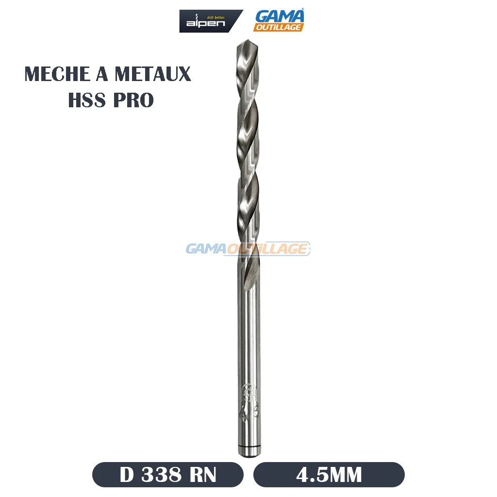 MECHE A METAUX HSS PRO 4.5MM ALPEN – Image 5