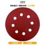 DISQUE ABRASIF VELCRO 125MM G220 ABPRO – Image 5