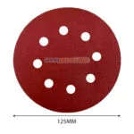 DISQUE ABRASIF VELCRO 125MM G220 ABPRO – Image 2