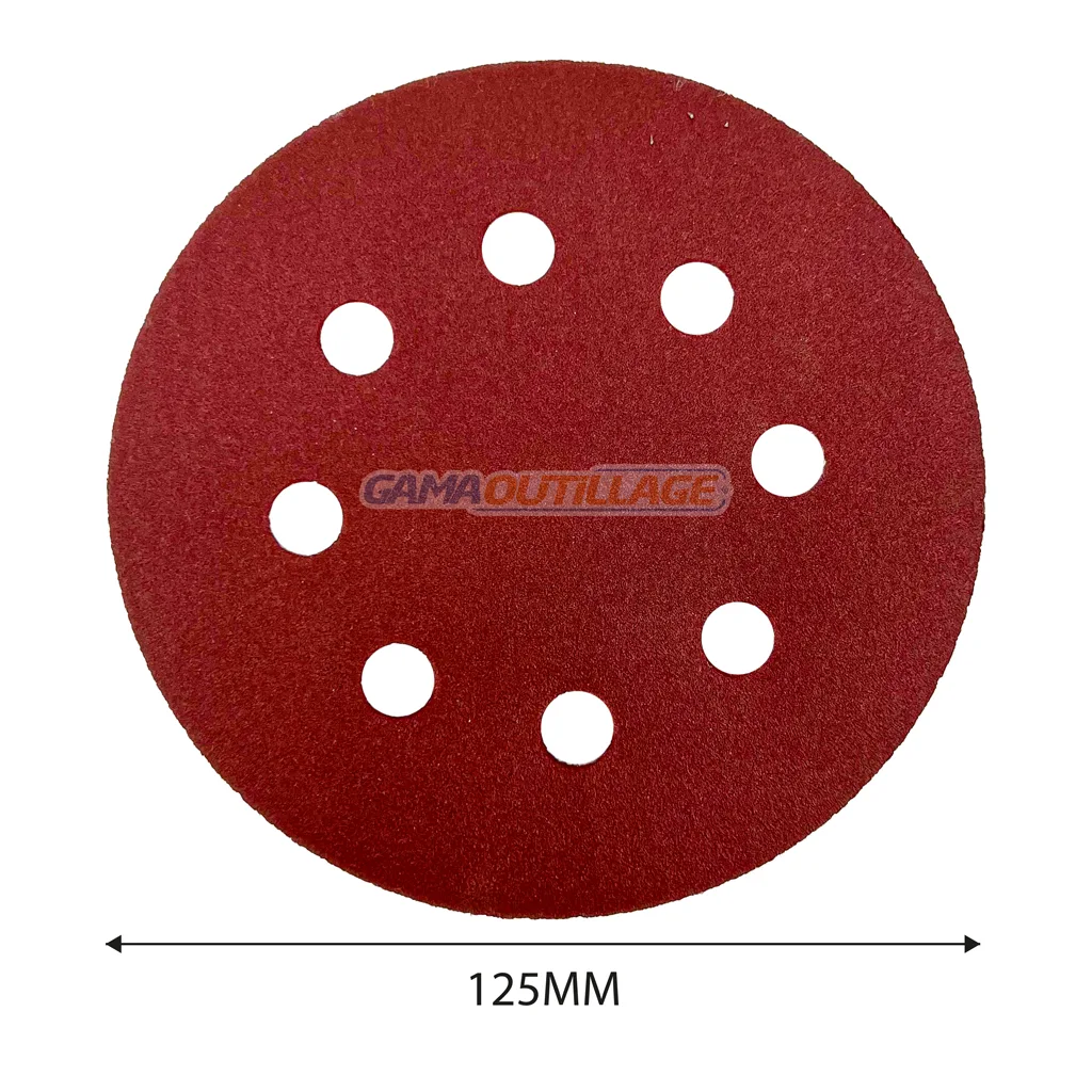 DISQUE ABRASIF VELCRO 125MM G220 ABPRO – Image 2