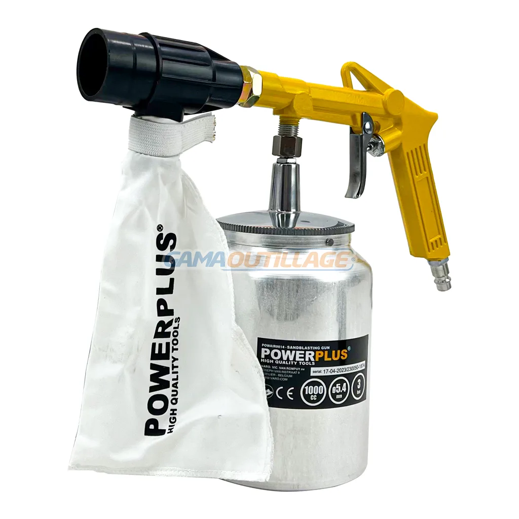 PISTOLET DE SABLAGE PNEUMATIQUE POWER PLUS – Image 2