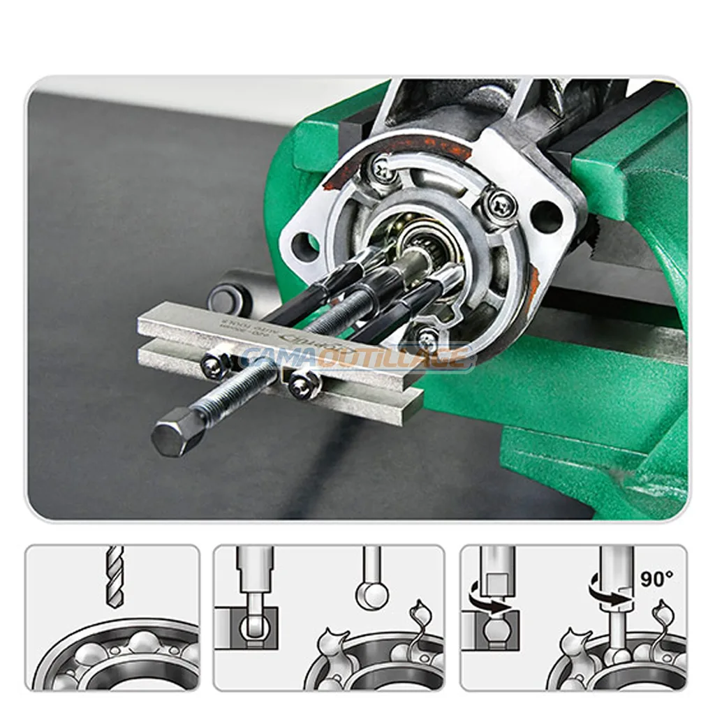 KIT EXTRACTEUR DE ROULEMENT A BILLE 10PCS TOPTUL – Image 3