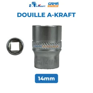 DOUILLE N° 14 3/8 12 PANS COURTE AKRAFT