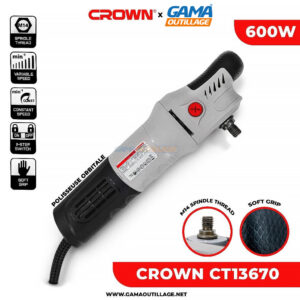 POLISSEUSE 75MM 600W + ACCESSOIRES CROWN