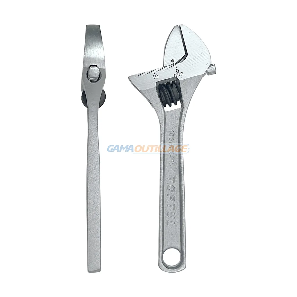 CLE A MOLETTE CHROME 4" TOPTUL – Image 5