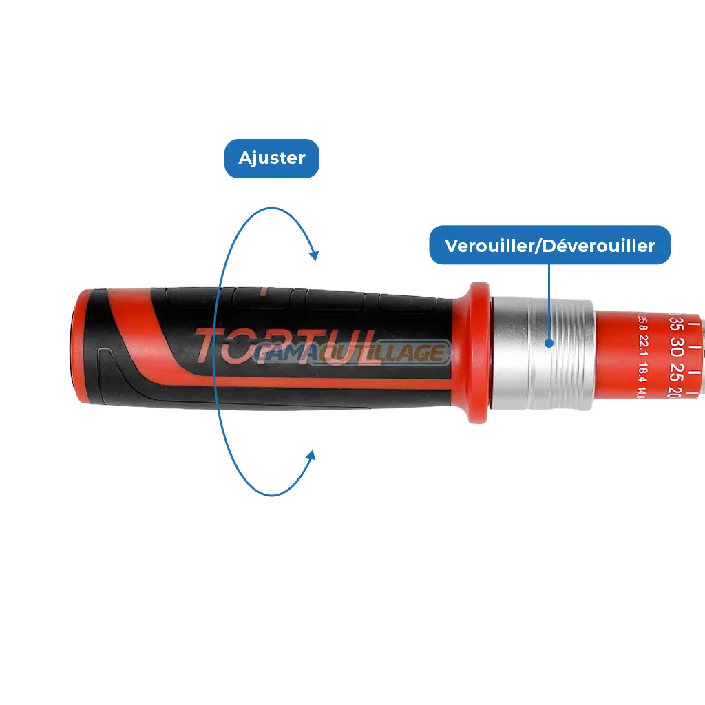 CLE DYNAMOMETRIQUE 1" 200-1000 N.M TOPTUL – Image 6