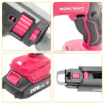 VISSEUSE PLAQUISTE S/FIL KIT 20V 1*2.0AH WORCRAFT