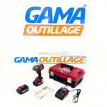 BOULONNEUSE S/FIL 20V 2*4.0AH 850N.M WORCRAFT